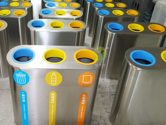 深圳龙华清湖地铁站不锈钢三分类欧洲杯押注app美观大气