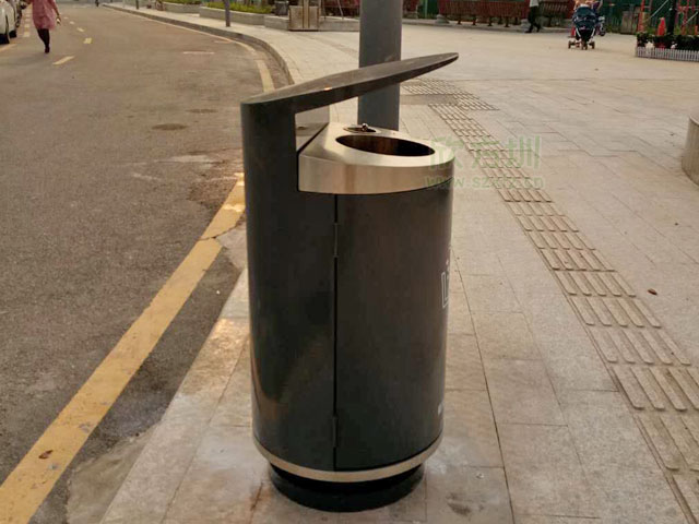 市政道路其他垃圾收集容器-其他欧洲杯押注app户外摆放实景图