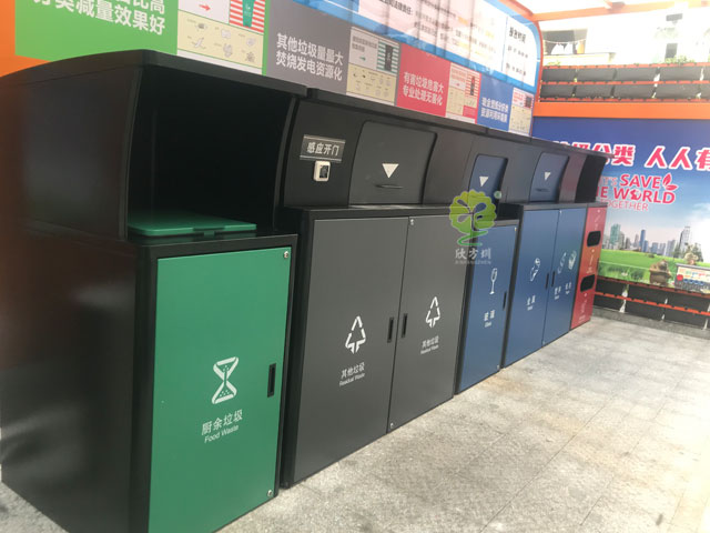 深圳福田区不锈钢垃圾分类桶投放点城管指定标准